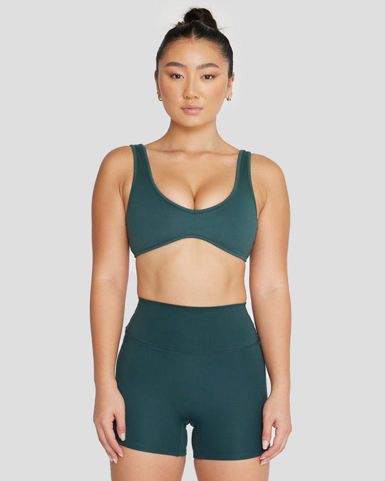 Serenity Isla Crop | Forest Green