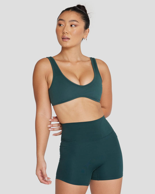 Serenity Isla Crop | Forest Green