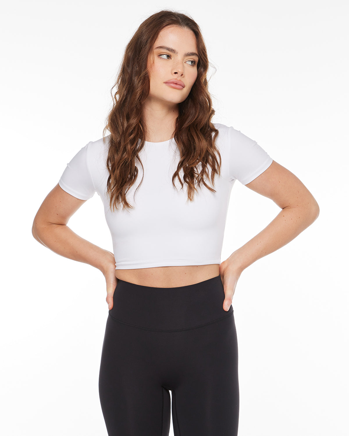 Serenity Cropped Tee | White – CSB