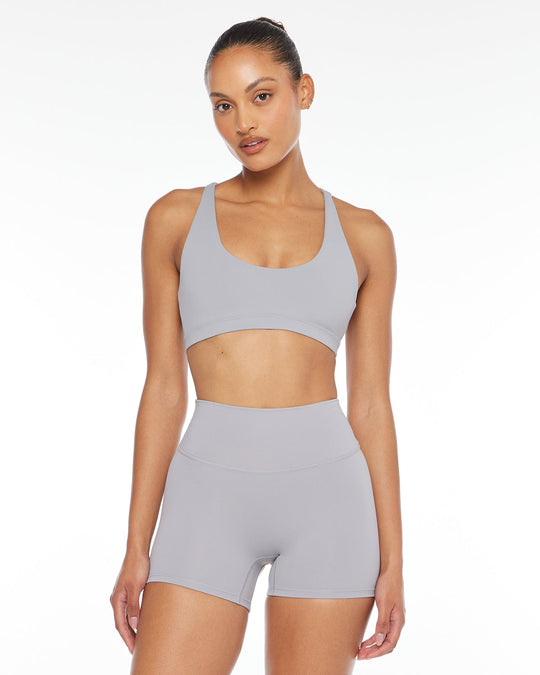 Activluxe Aly Crop | Cool Grey